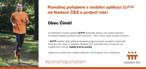 EPP Pomáhej pohybem pro Číměř :-)