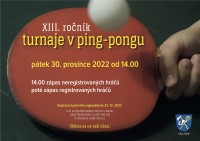 Tradiční pingpongový turnaj