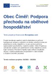 Obec Číměř: Podpora přechodu na oběhové hospodářství